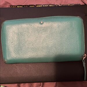 Kate Spade Aqua teal wallet